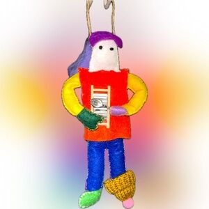 Mummer Ornament Hand Sewn